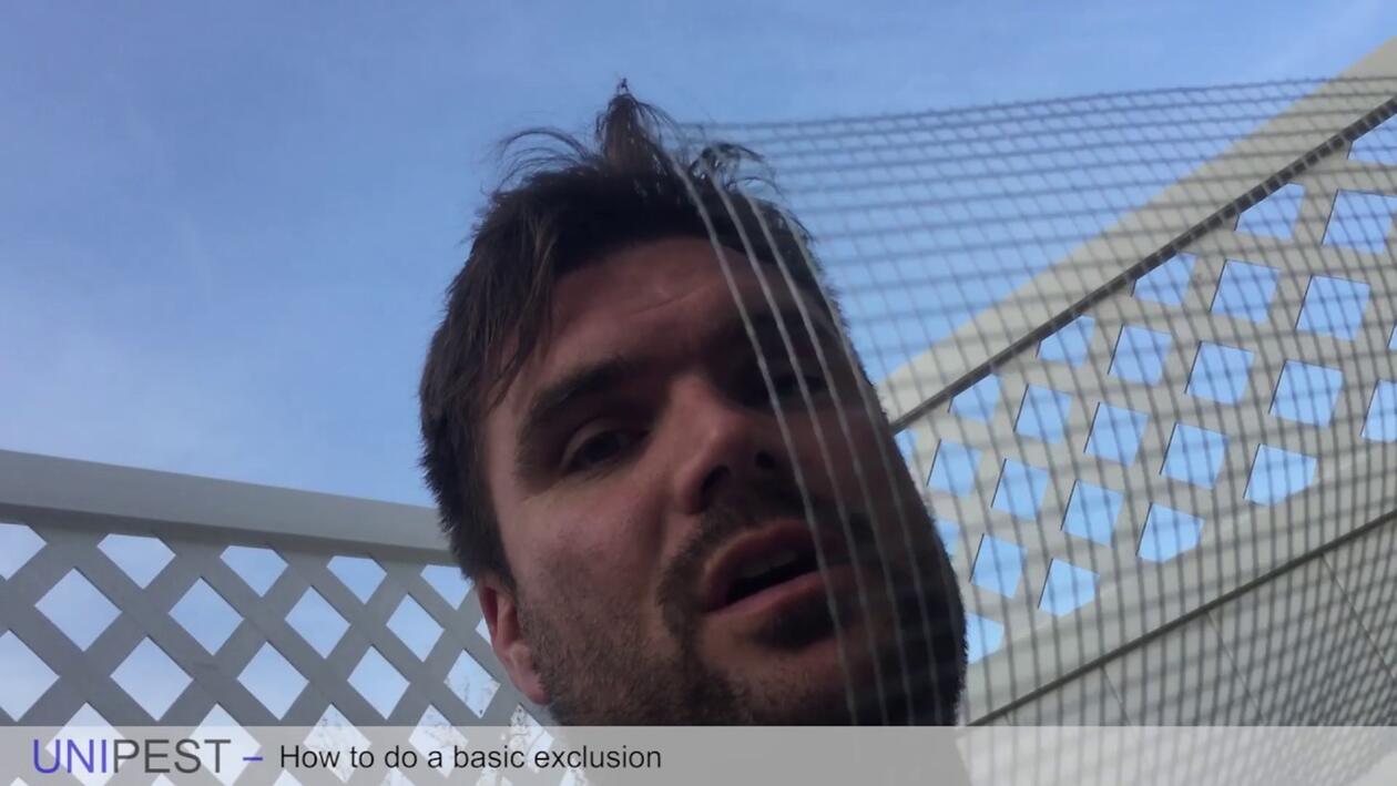 Video preview: How to do a basic exclusion with galvanized hardware cloth